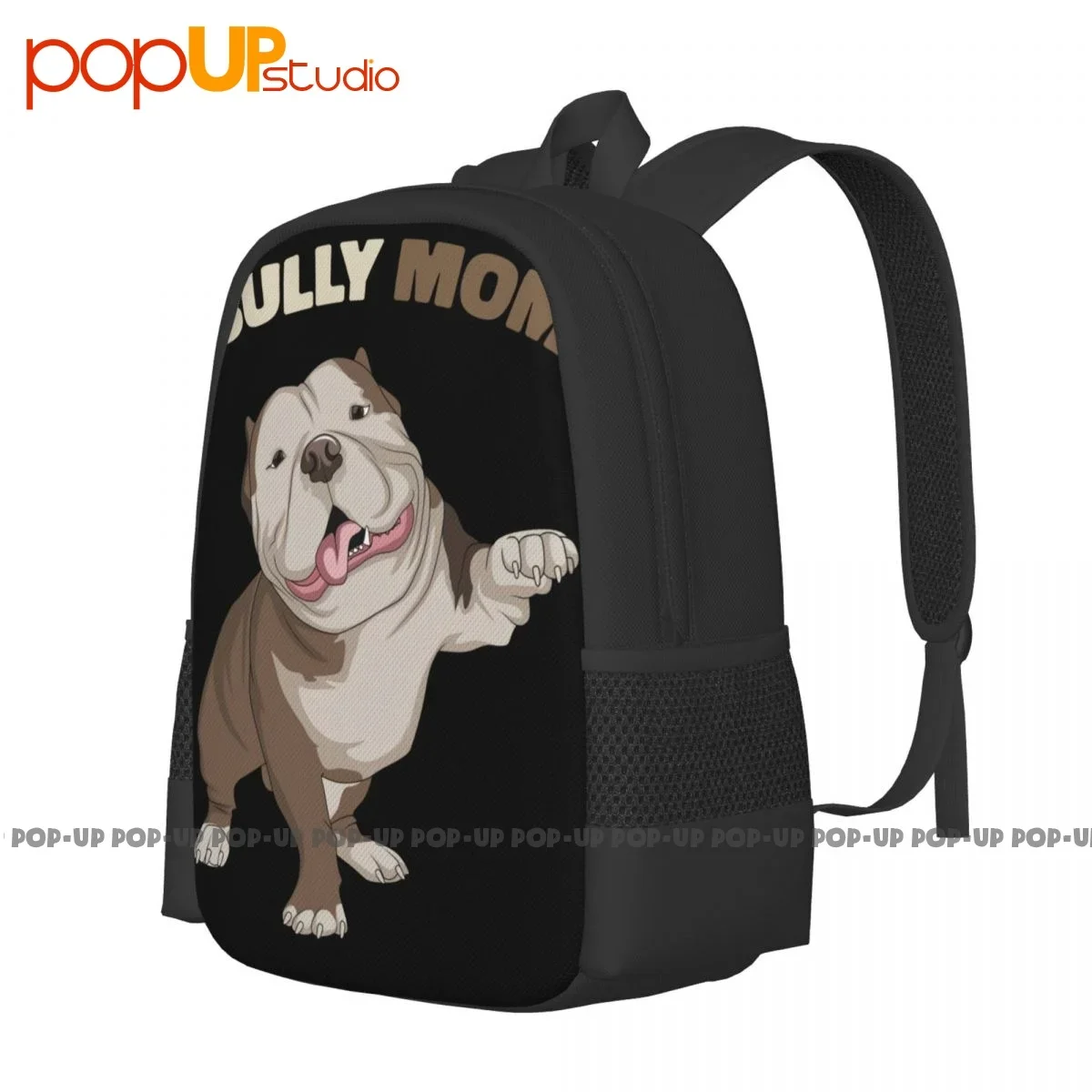 American Bully Mutter lustige Hund Mama Muttertag Rucksack große Kapazität drucken Kunstdruck Einkaufstasche Schule Sporttasche