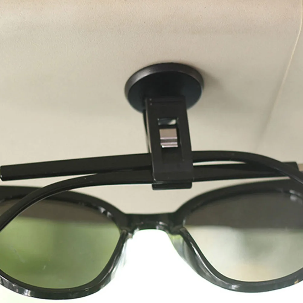 

4 Car Ticket Holders Windshield Parking Permit Clamps Clear ID Badge Suction Cups Photo Card Holder Vehicle Document Organizer