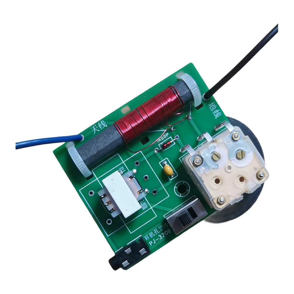 For For crystal Radio Enthusiasts: Impedance Matching Transformer for DIY Radio Kits with Ferrite Rod Coil Tuning Capability