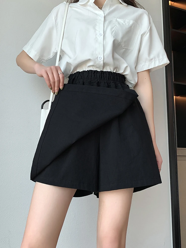 Loose Plus Size Skirts Shorts Woman - Image 3