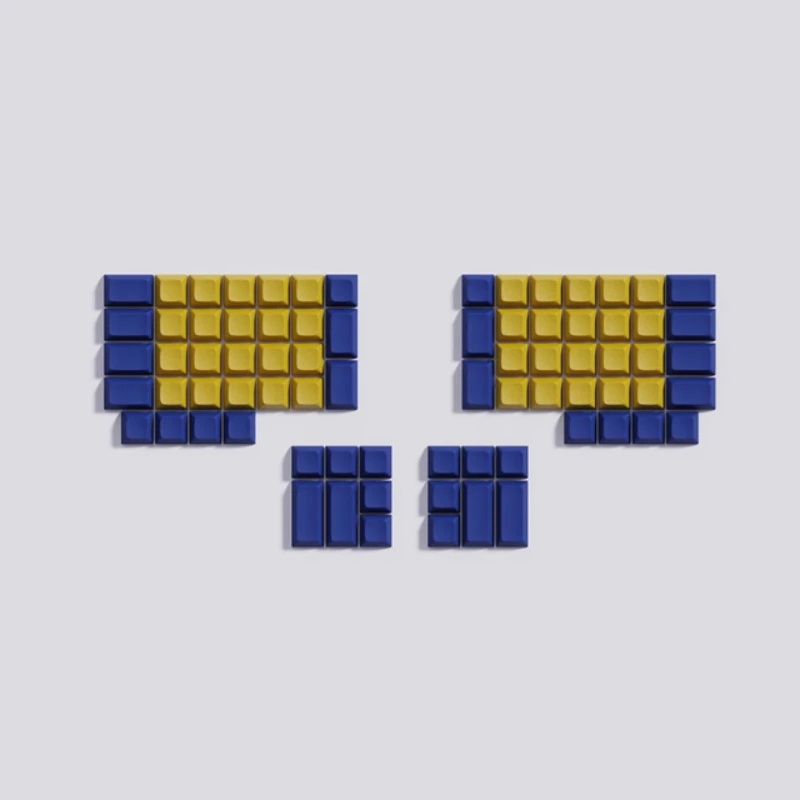 

ErgoDox Ergo PBT Keycap Пользовательский профиль DSA Термосублимационная разделенная клавиатура Колпачки 76/95 клавиш Механическая клавиатура Набор колпачков для клавиш