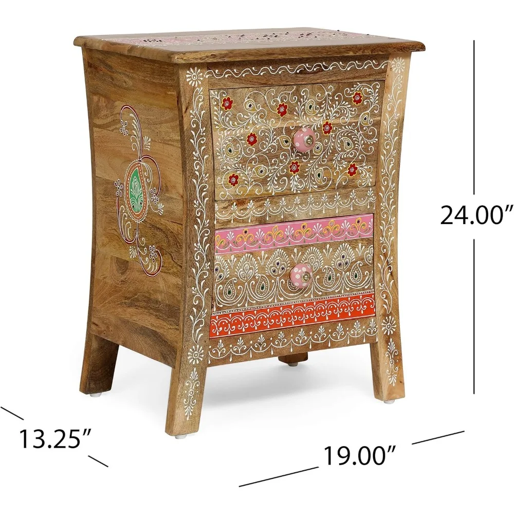 Cavaleiro Casa NIGHTSTAND, Natural