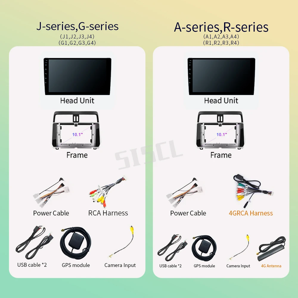 SISCL For Toyota Land Cruiser Prado 150 2018 - 2022 Android 13 Radio Car Wireless Bluetooth Carplay 8G 128G QLED Screen - Image 6