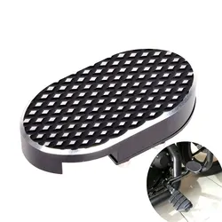 Motorcycle Aluminum Foot Peg Cover Brake Pedal Pads for Harley Sportster 1200 883 Custom Softail Dyna Fat Bob V Rod Forty-Eight