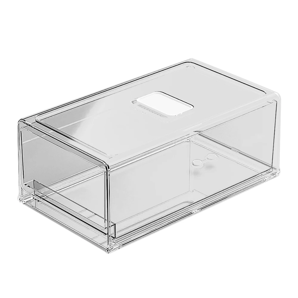 Drawer Refrigerator Storage Box Fruit Transparent Organizer Bins Vegetable Meat Freezer Fridge Stackable Kitchen Items