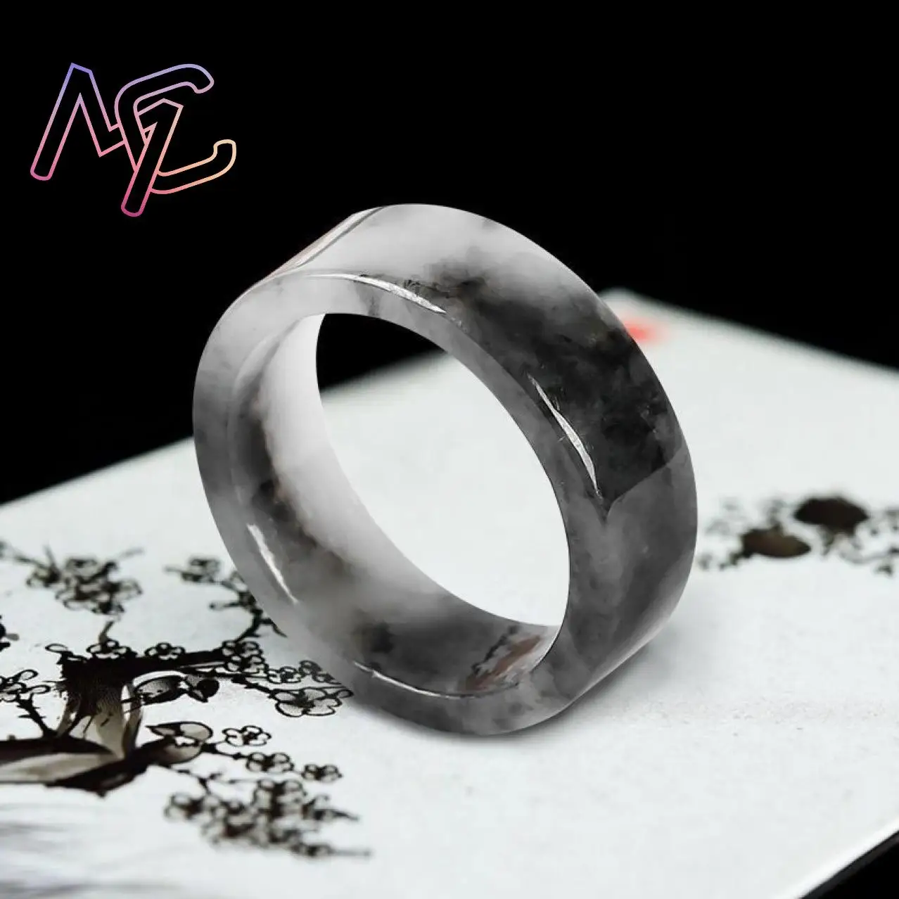 Myanmar Jadeite Ring Natural Jewelry Talismans Luxury Fashion Charm Gemstone Amulet Gifts for Women Men Real Burmese Jade view 3