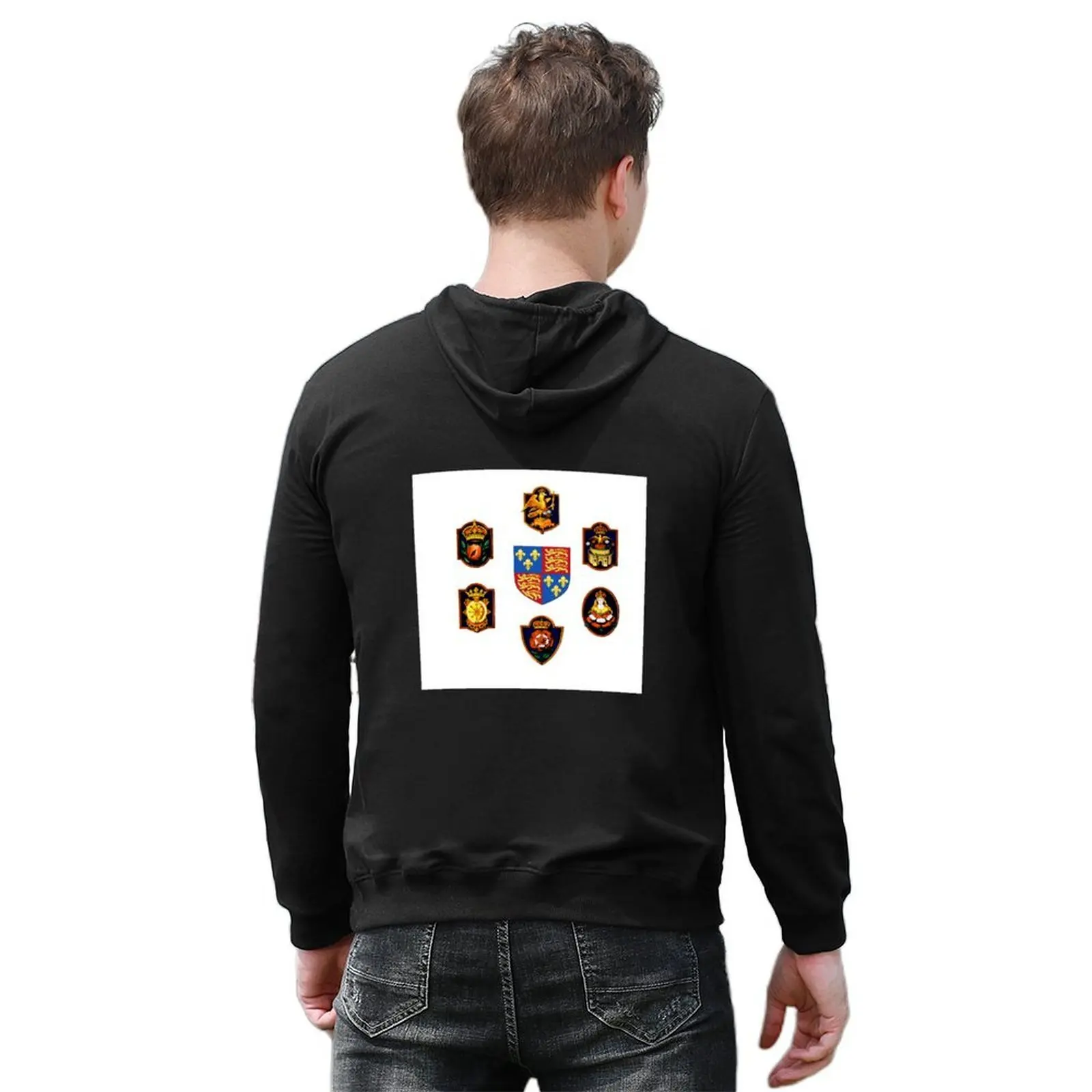 6 زوجات (الرموز) هوديي أنيمي ملابس الرجال الشتاء سترة ملابس رجالية الرجال قميص العرق مجموعة رجل هوديي