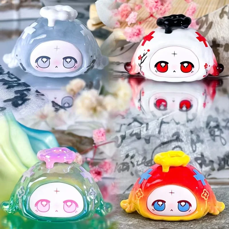 

Strawberry Mousse Cake Daydream Bunny Chunxi Yunjin Spring Brocade Series Mini Blind Box Cute Mini Figure Collectible Tiny Doll