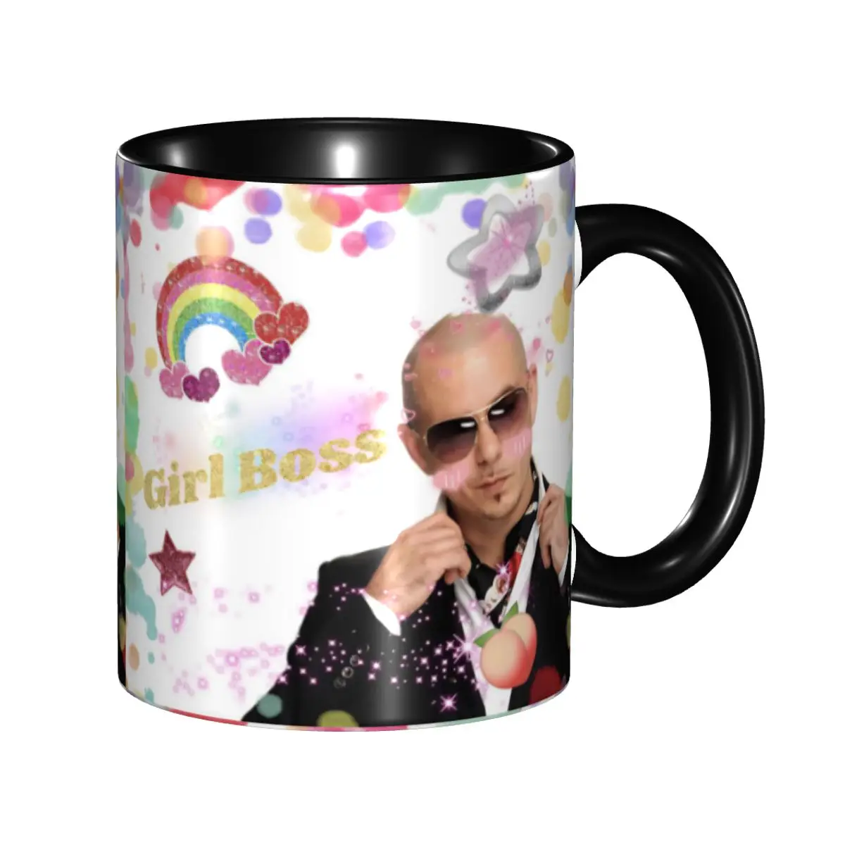 Singer Pitbull Tour 2026 Mugs Funny Tea Cup Gifts For Friends