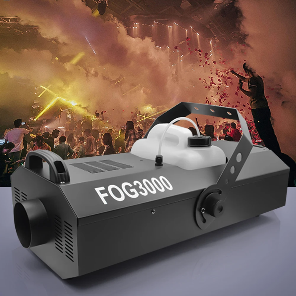 3000W Smoke Machine Remote Control Haze Generator Big Fog Machine Special Effect Stage Equipment for DJ Disco Party Wedding