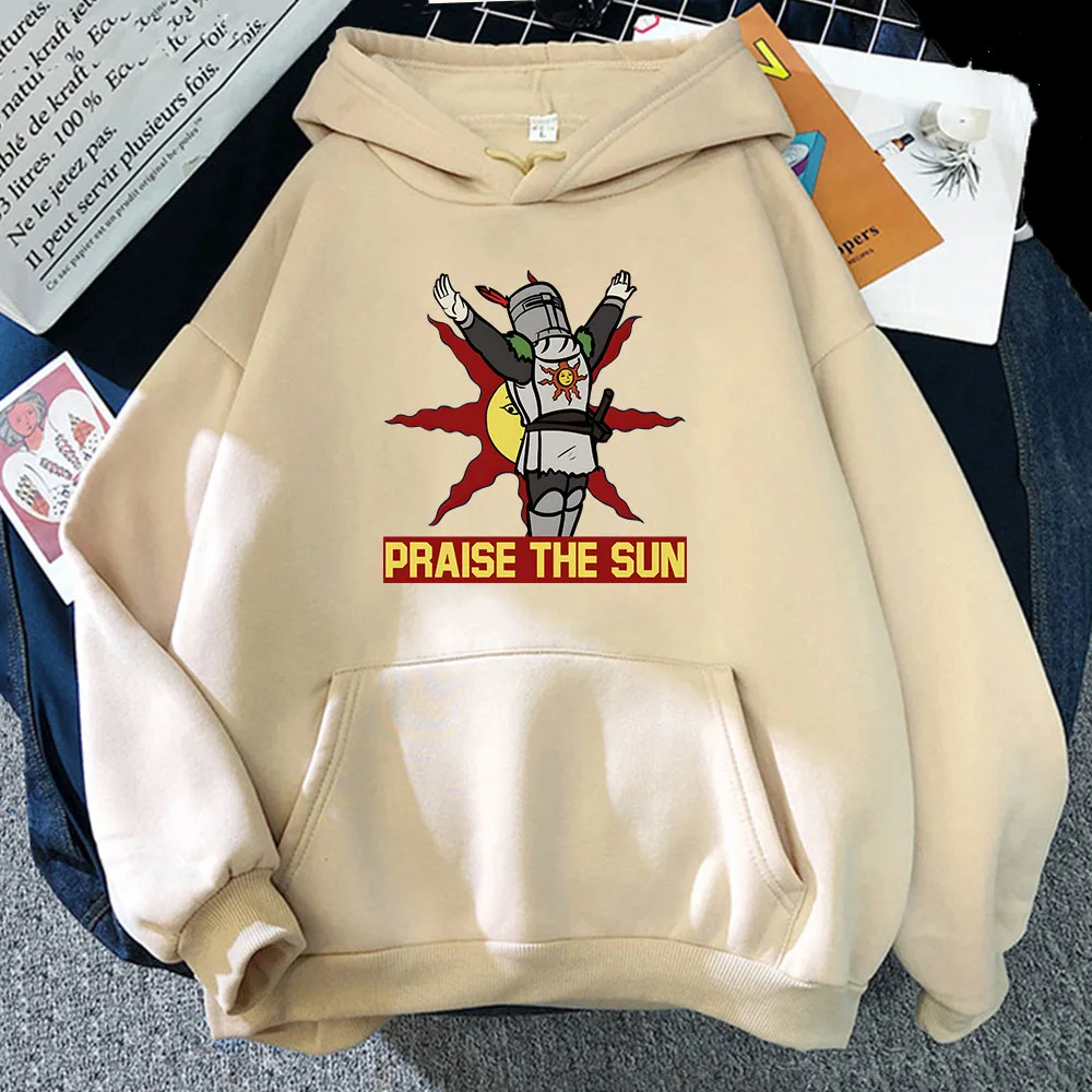 Winter Männer Kleidung dunkle Seelen loben die Sonne Hoodies Sudaderas Hombre lässig Langarm Kapuzen pullover Harajuku Print Hoody