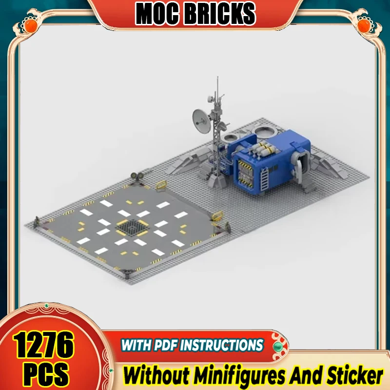 

Классическая космическая модель Moc, строительные кирпичи, новый Galaxy Outpost Explorer, технологические блоки, подарки, рождественские игрушки, наборы «сделай сам», сборка
