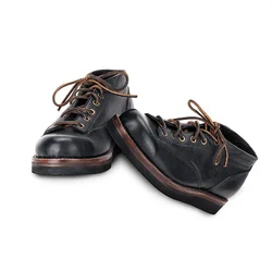 Spring Autumn Lacing Ankle Low Men Boots White Cowhide Leather Goodyear-welted Large Designer Shoes