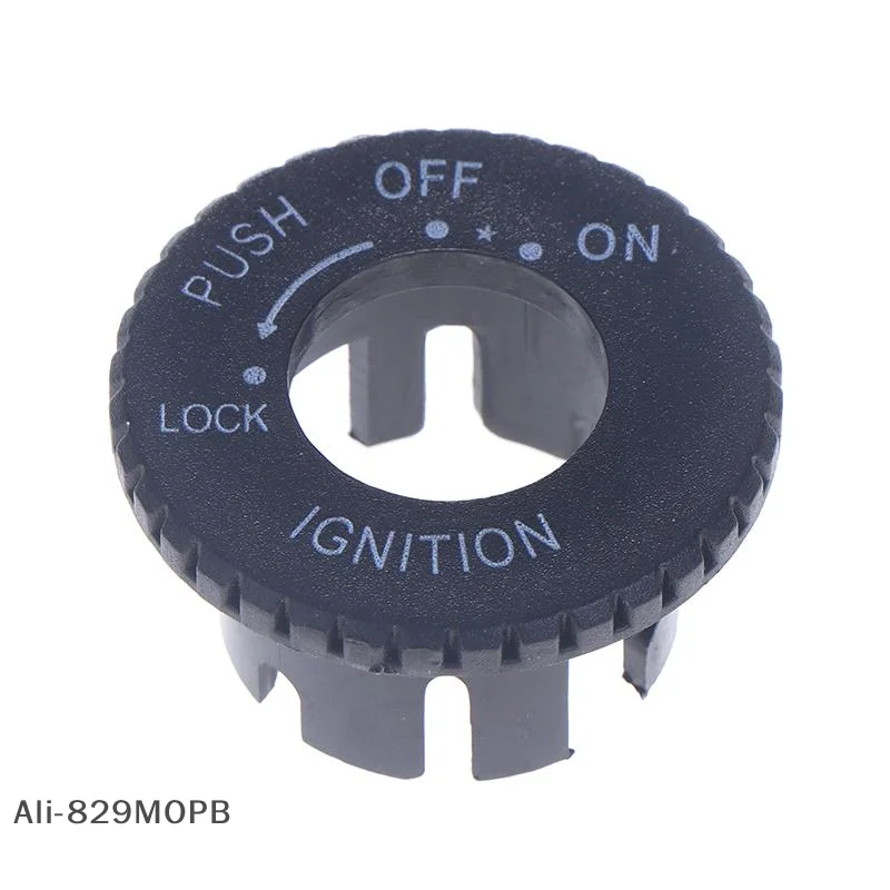 【S】para JOG 50 2JA 3KJ 3YK 4YP 5BM accesorios motocicleta cubierta decorativa ABS negro ciclomotor Scooter bloqueo de encendido tapa embellecedora