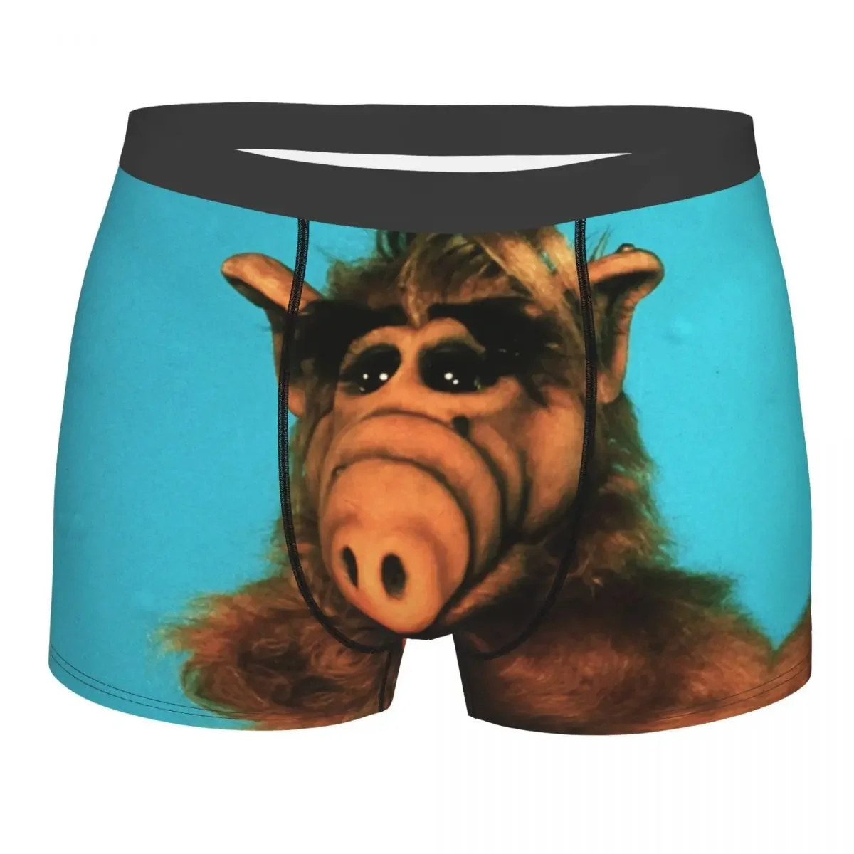 Novelty Funny Alf Boxers Shorts Panties Male Underpants Breathable Alien Life Form Sci Fi Tv Show Briefs Underwear