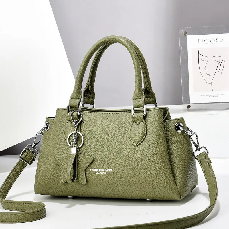 

Women's Fashion Shoulder Bag Class Large Capacity Student Tote Bag 2025 New Commuter Handbag Women Crossbody Bag Bolsas De Mujer
