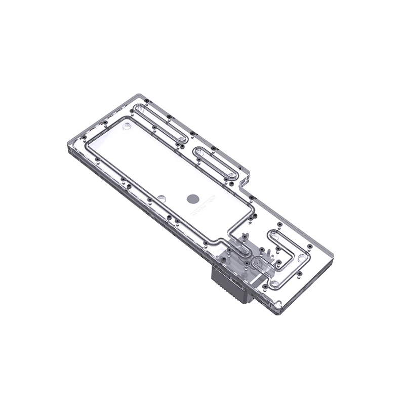 Imagem -02 - Tanque de Água Bykski para o Case do Computador do Torque de Antecec Placa Transparente da Via Navegável Reservatório do Retângulo de Resfriamento de Água Rgv-antec-te-p