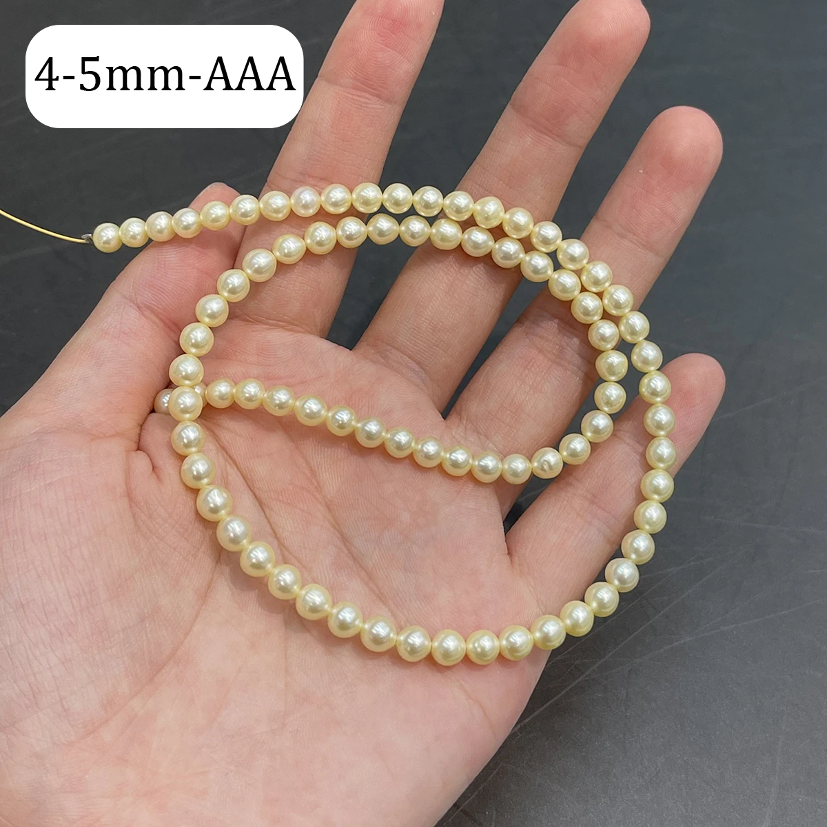 AAA 2-3mm High Quality Near-round Beads Exquisite Natural Freshwater Pearls for Jewelry Making DIY Necklace Bracelet Accessories