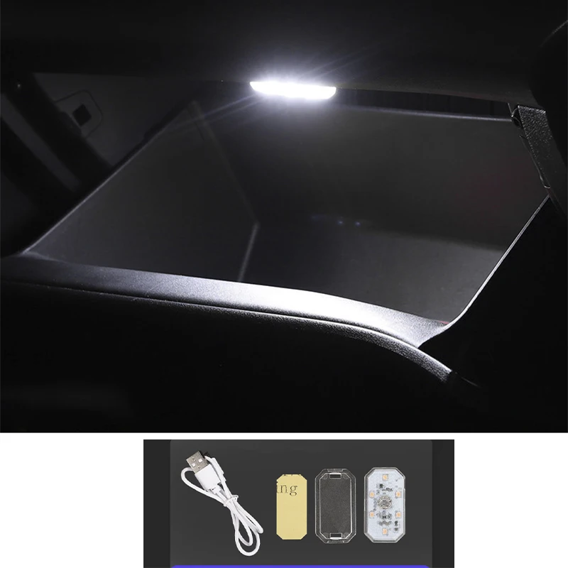 1 piece Touch Light USB Sensor Rechargeable Touch LED Lamp Mini Atmosphere Light Car Ambient Party Light Night Light Accessories