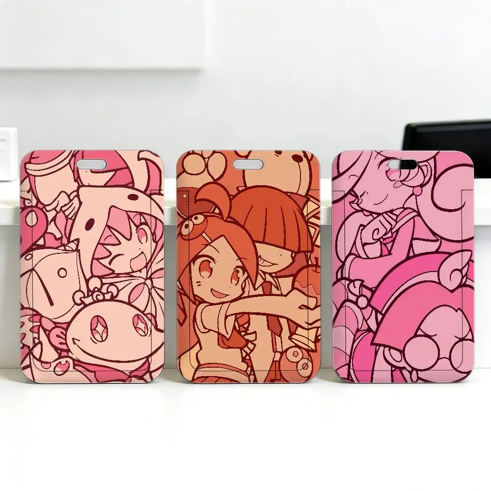 

Хит продаж: P-Puyo P-Puyo-O — Милый мультяшный держатель-ремешок для карт, чехол для студенческого пропуска, подвесная сумка на шею, держатели для ID-карт, подарки для ключей