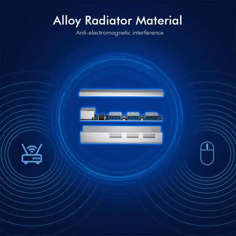 Computer Hub zuverlässige Multi port breite Kompatibilität USB 3,0 Typ C zu RJ45 Ethernet LAN Adapter