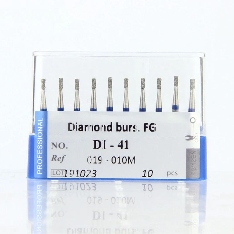 10 Teile/los Dental Diamant Bohrer Bohrer 39 Größen 1,6mm für High Speed Handstück Stomatologie Abteilung Zahnmedizin Schleifen Werkzeuge – Detail 33