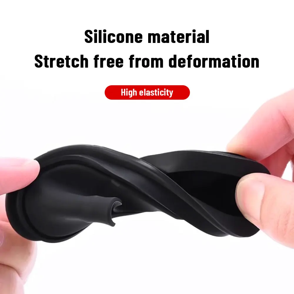 

4pcs Car Decorat Accessories Silicone Protecte Auto Door Lock Latch Shock Absorber Cover For FORD TERRITORY 2019-2022