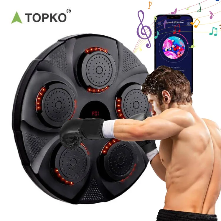 

TOPKO Boxing Target Music Boxing Target Training with Blue Tooth Home Use Fitness Equipment Boxing Machine