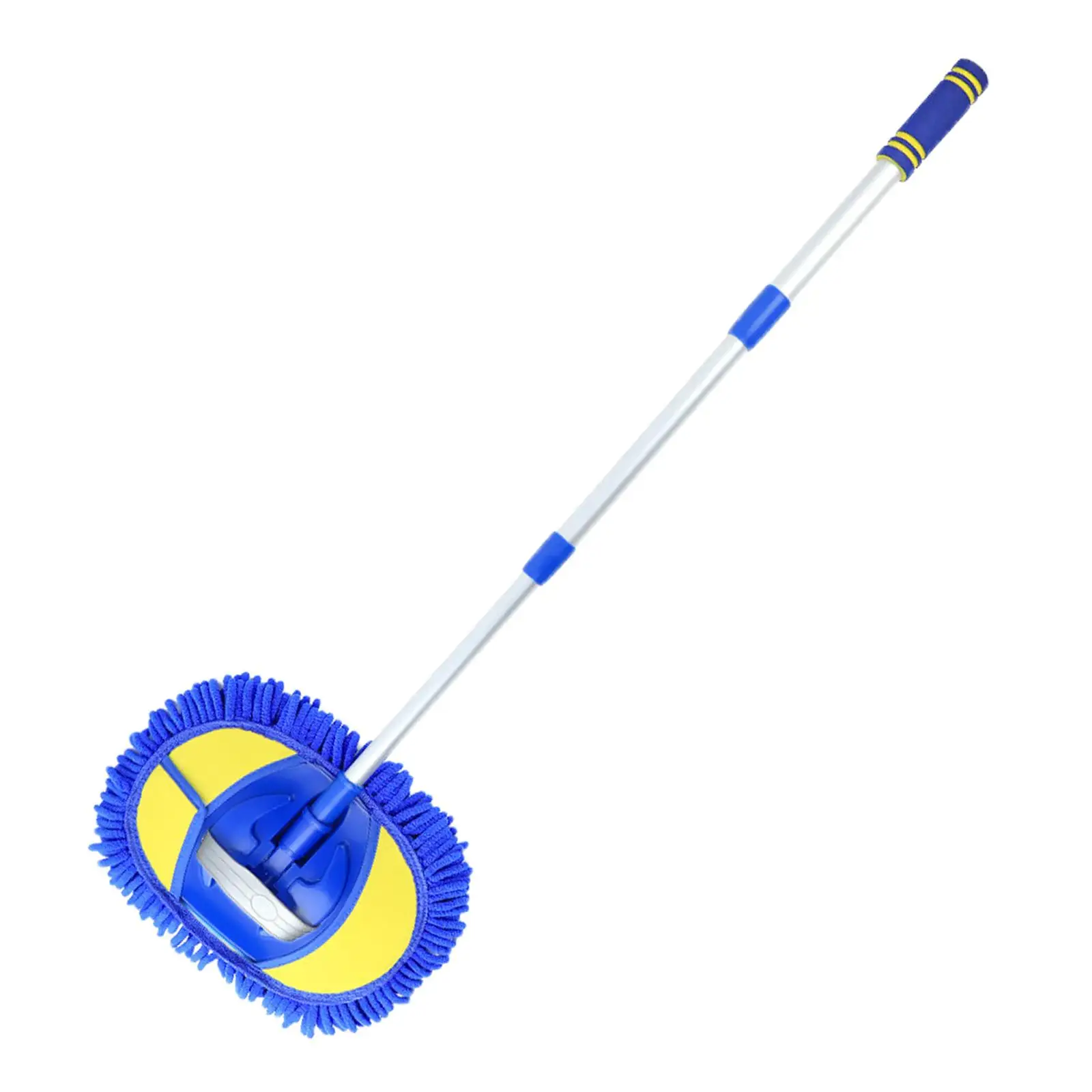 

2 in 1 Car Wash Brush Mop Scratch-Free Aluminum Alloy Pole for Car RV