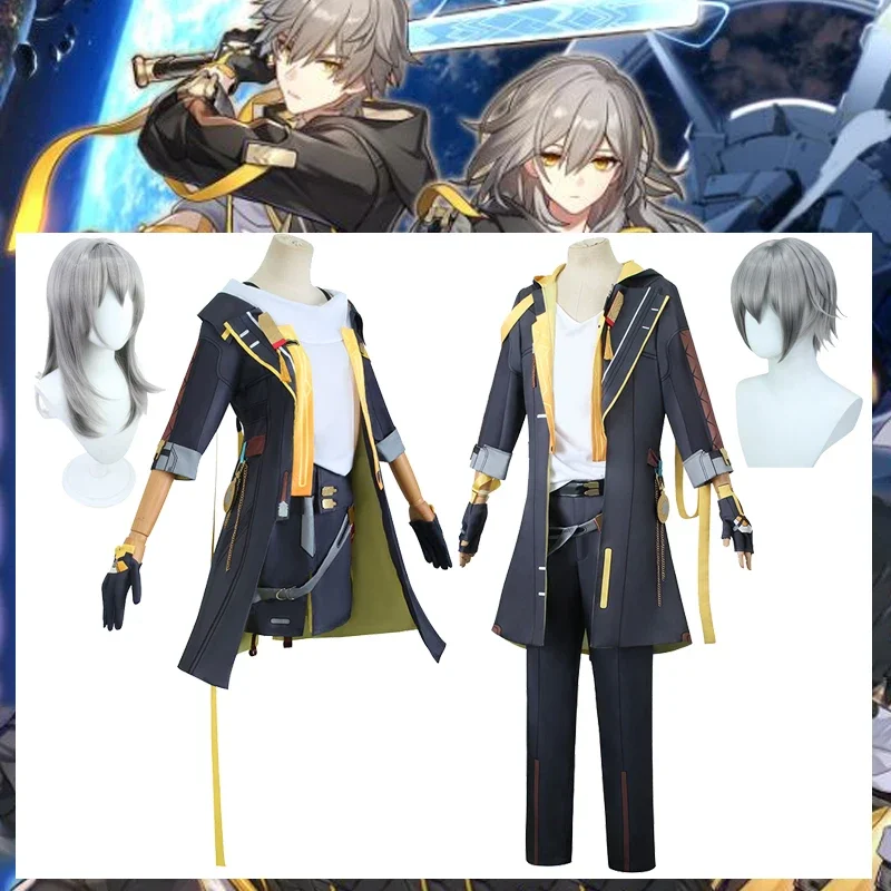 Trailblazer Cosplay Costume Honkai Star Rail Carnival Uniform Wig Anime Halloween Costumes Men Game Character Outfits