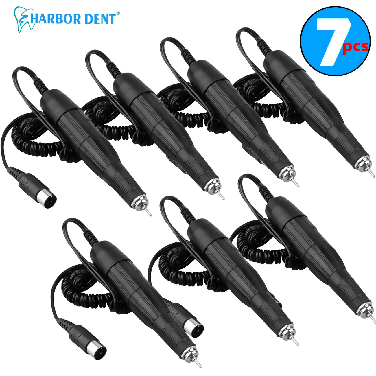 

7Pcs Dental Micro Motor Handpiece Strong Polishing Handle 35000 RPM Drilling pen Grinder Dental Lab Equipment Dentist Tool