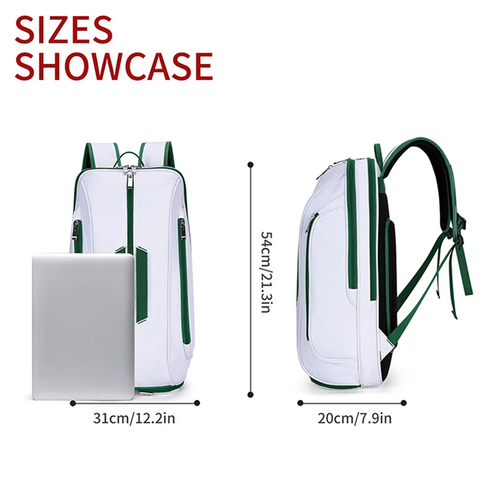 1PCS Multi-Use Beach Tennis Bag for Sport Convertible Padel Backpack with Shoe Compartment, Laptop Sleeve,Fence Hook