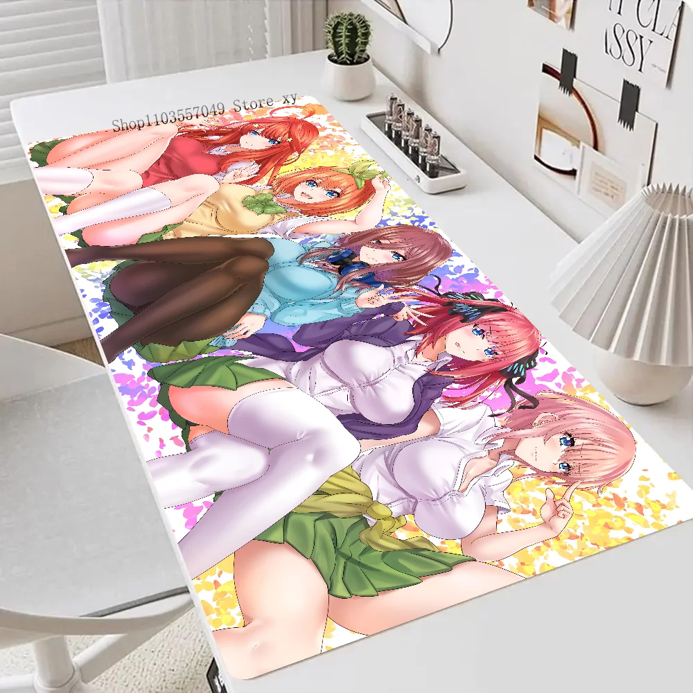 Anime The Quintessential Quintuplets Mousepad Mouse Mat Pad Gaming Accessories Prime Gaming XXL Keyboard Pad Padding Mat