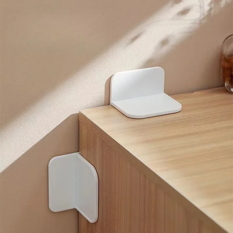5/10pcs Strong No Drill Anti Tip Furniture Straps Wall Fixing Brackets Child Safety Holder for Wardrobe Shoe Cabinet Bookcase