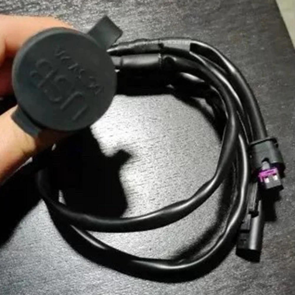 A73Q-Motorcycle USB Double Socket For BMW R1200GS R1250GS F700GS F750GS F800GS F850GS ADV Accessories With Lossless Line