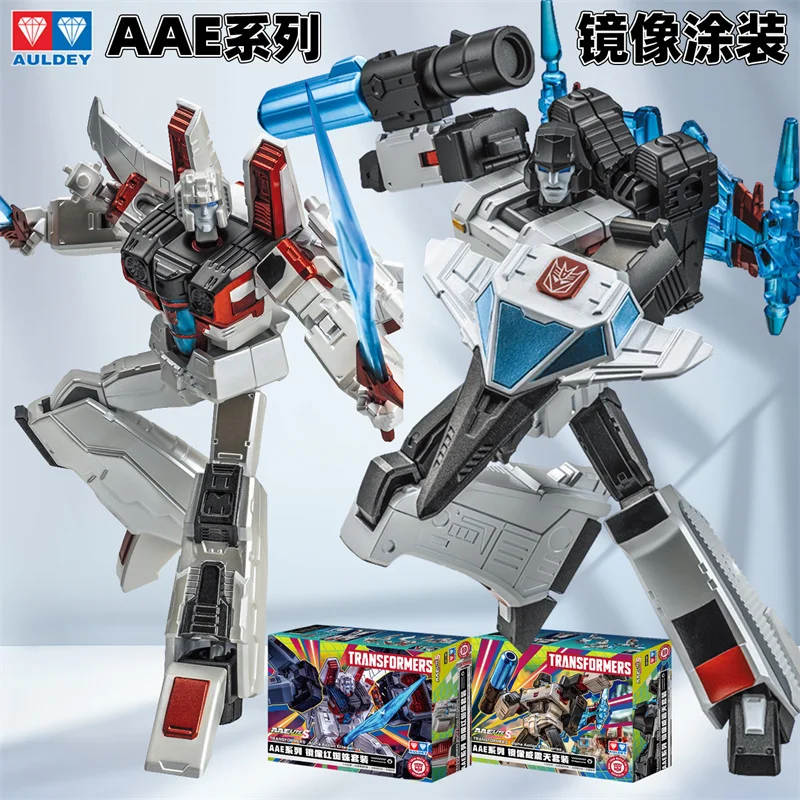 Transformaties AULDEY X AAE Shattered Glass ‌   Megatron Starscream Anime Actiefiguren Gezamenlijke mobiliteit Model Speelgoedgeschenken