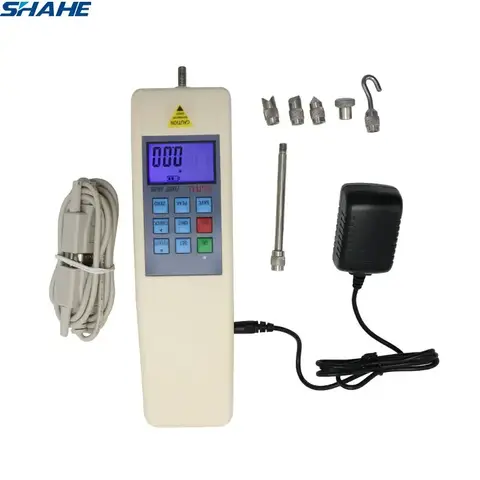 SHAHE 100N/200N/300N/500N 디지털 포스 미터 동력계 힘 측정 장비 푸시 풀 포스 게이지 테스터 미터 HF
