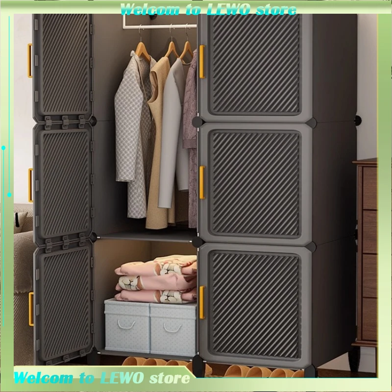 

Display Minimalist Wardrobe Makeup Nordic Modern Simple System Wardrobe Organizer Cabinet Clothes Moveis Para Casa Furniture