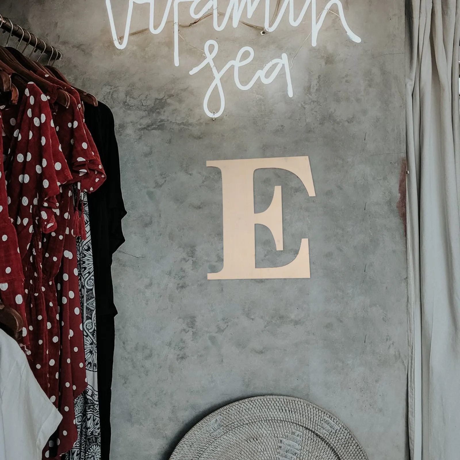 

Unfinished Wood Letter Craft Sign 12 Inch Wooden Letters for Wall Wedding Birthday Shower Decorative Alphabet