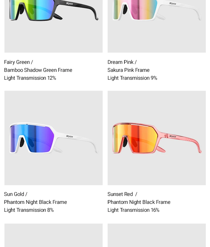 SCVCN Photochrome Sonnenbrille für Herren, Fahrradbrille, UV400n, Damen-Fahrbrille, MTB, Rennrad, Sport, Wandern, Eyewear, Laufen – Detail 23