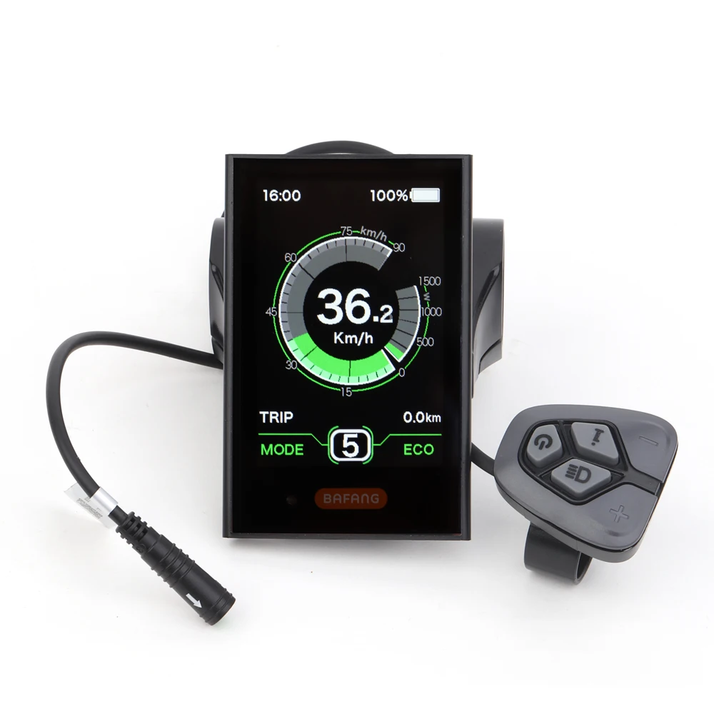Bafang LCD Color Display Instrument 36V 48V 52V P860C 860C P850C 600C C965 DPC18 BF-UART Killswitch Bluetooth 750W Motor E-bike image 7