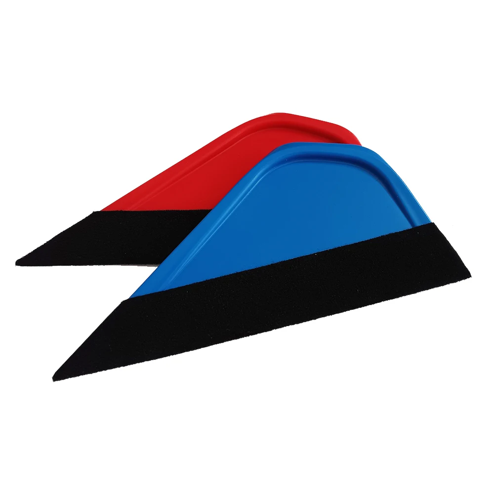 

Spatula Scraper Blue Red Squeegee Tool Car Vinyl with Felt Edge Wallpaper Decal Applicator Wrapping Tools