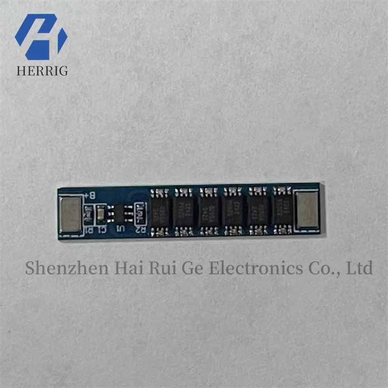 

Single cell 3.7V lithium battery protection board 6MOS 1 series 18650 polymer battery protection board module 12A