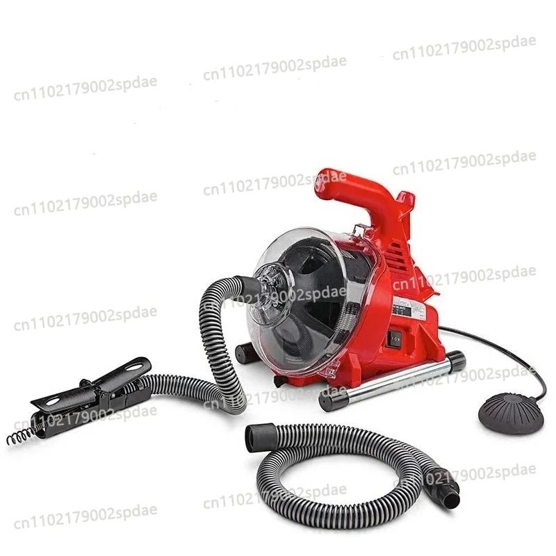 220V Electric Drain Cleaner - 19-28MM Sewer Pipe Dredging Machine 120W for Toilet & Kitchen Home Use