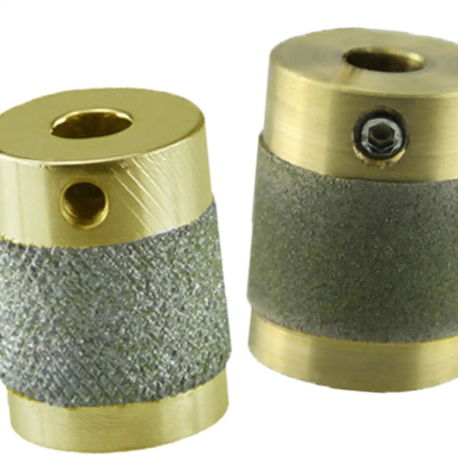 Metal teñido 3/4 "de diámetro y 1" de diámetro herramientas de cabeza central muela de vidrio muela de diamante
