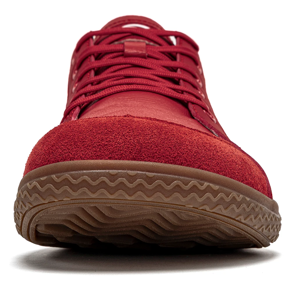 HOBIBEAR Barfußschuhe für Damen und Herren, breiter Zehenbereich, leichte Turnschuhe, lässige, farblich abgesetzte Wanderschuhe aus Kunstleder – Detail 13