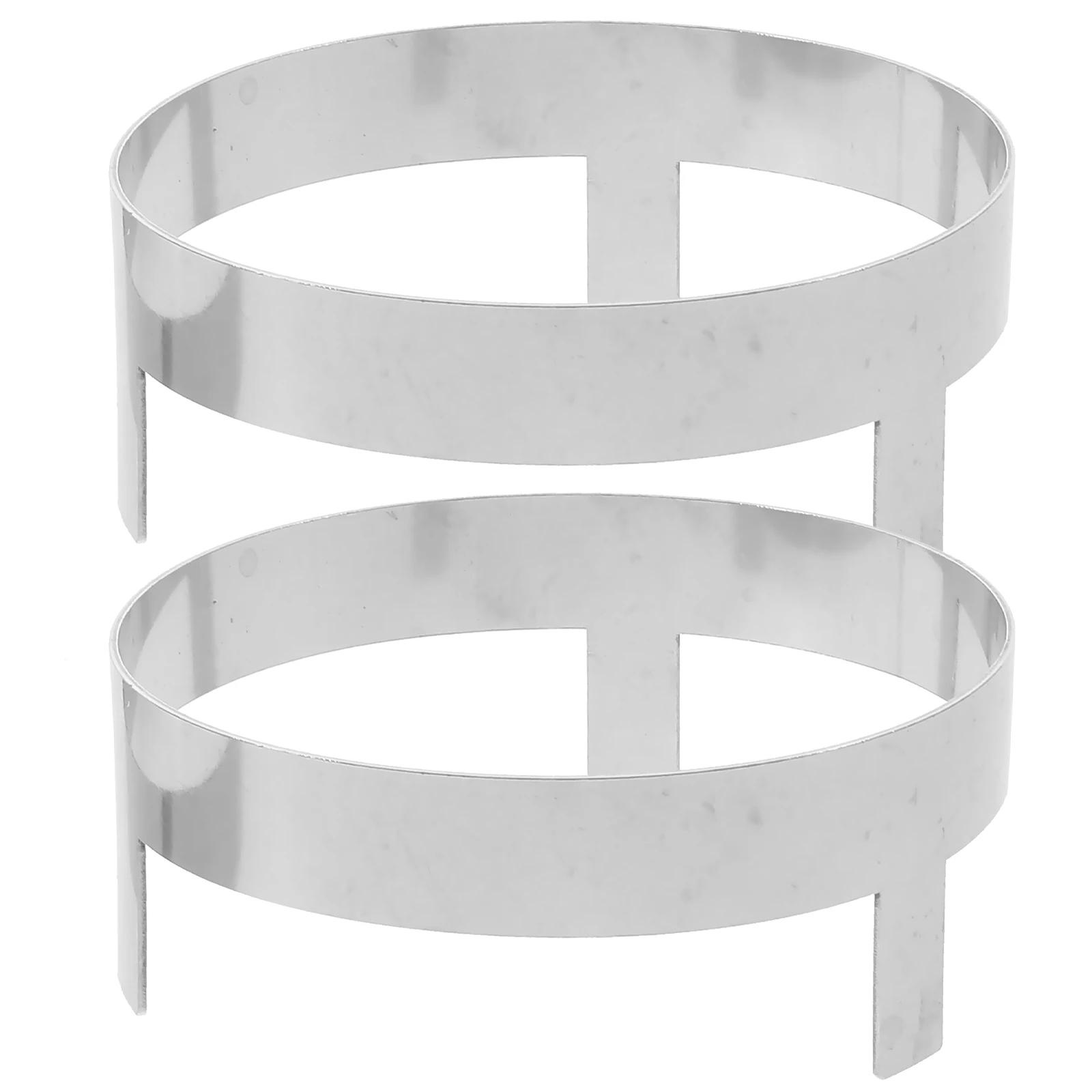 

2pcs Coconut Soup Holder Stainless Steel Bowl Stand Round Storage Rack For Coconuts Display Wok Pan Support Melon Serving Base