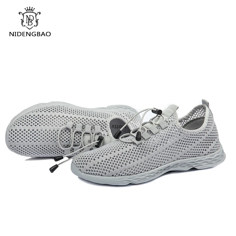 Breathable Men Casual Shoes Light Water Shoes for Men Big Size 49 50 Outdoor Men Sneakers Amphibious Sole Ventilation Flat Shoes