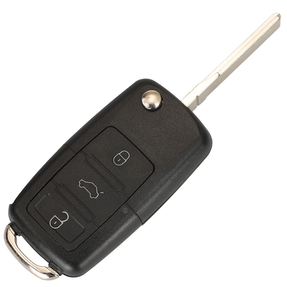 jingyuqin 3 BUTTON KEY 434MHz ID48 Chip For SKODA Octavia/Superb/Fabia For VW Beetle Golf Jetta Passat 2001-2004 1J0959753P