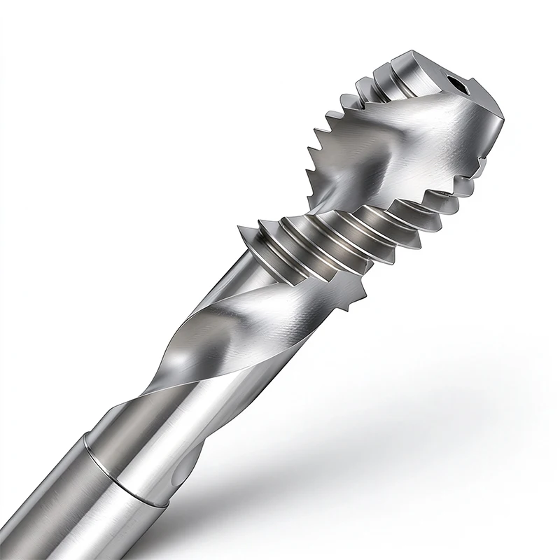 Hss Spiral Flute Tap for Aluminum Alloy Metric Machine Thread Tap M3 M4 M5 M6 M8 M10 M12 Blind Hole Tapping Cnc Machining Thread